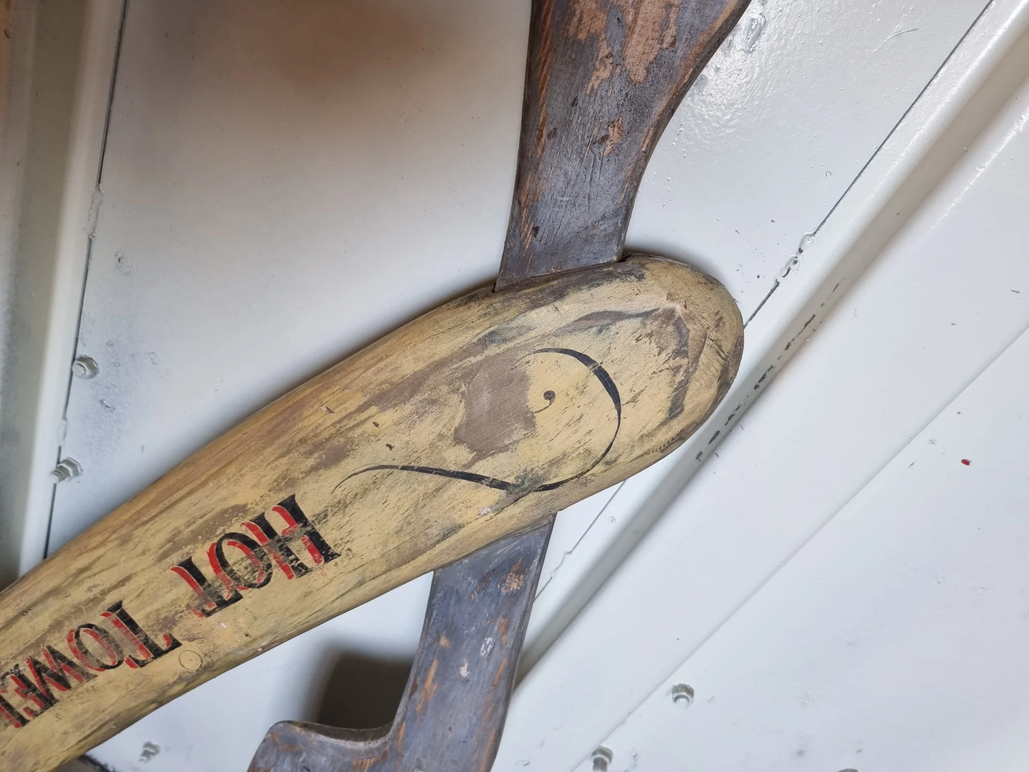 Folk Art Wooden Cut-throat Razor  — thumbnail 3