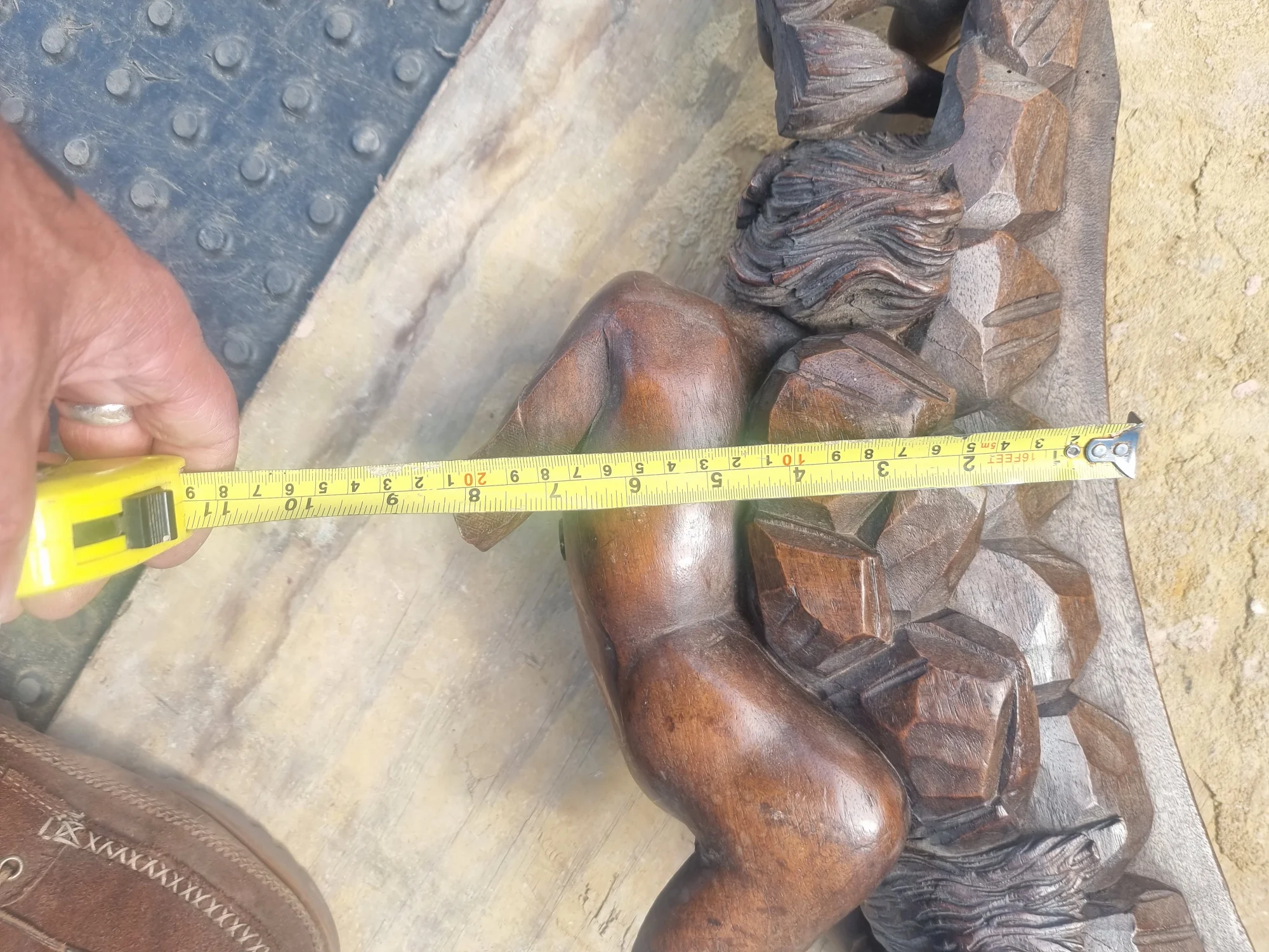 Beautifully Carved Cherub Furniture Adornment  — thumbnail 7