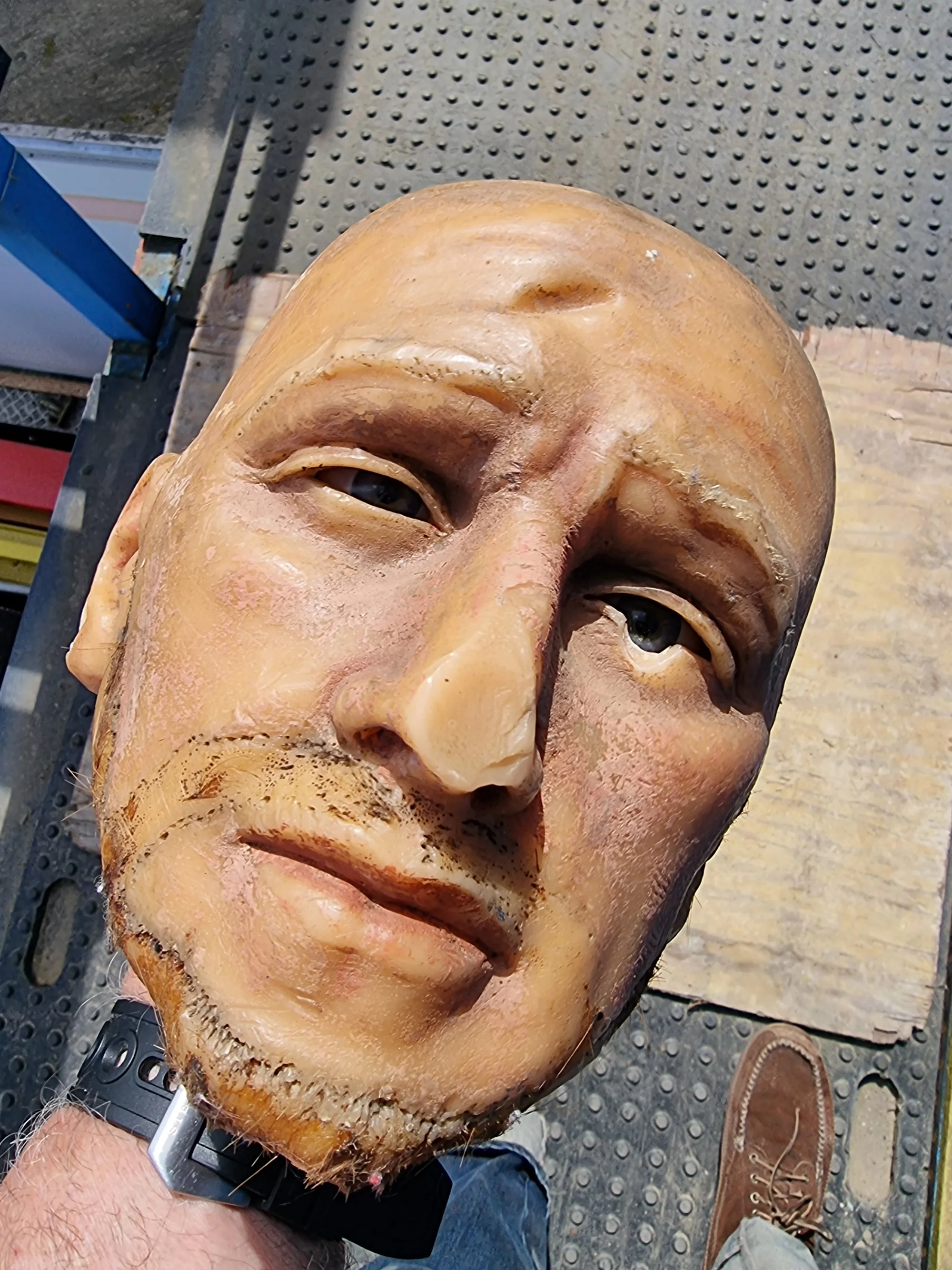 Wax Work Head (French Convict) · 50's · Heads & Mannequin's