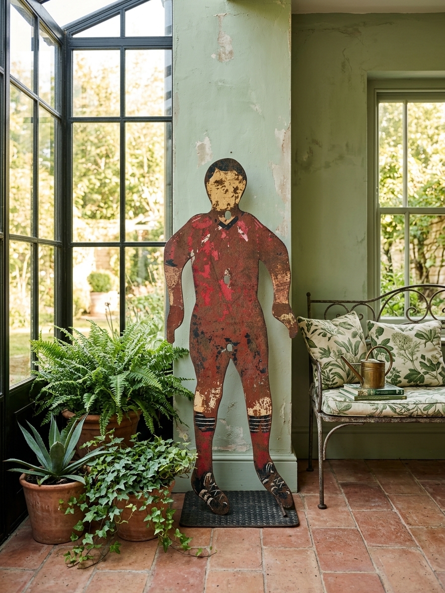 Fairground Football Player......extremely heavy. in Verdant Conservatory Enclave