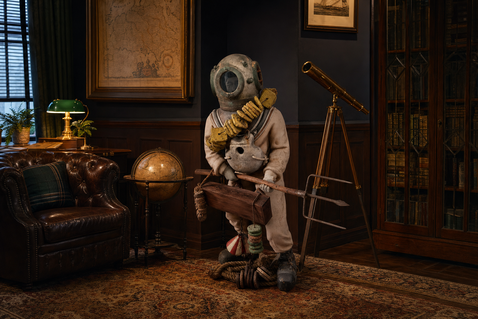 Deep Sea Diver.....Ultimate Boys Toy !!! in Explorers' Private Study
