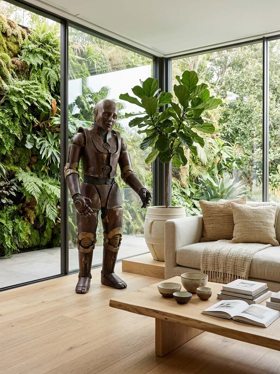 Tv/Film Prop - RB29 From Impossible Planet (Electric Dreams) - Philip K. Dick in Modern Biophilic Retreat