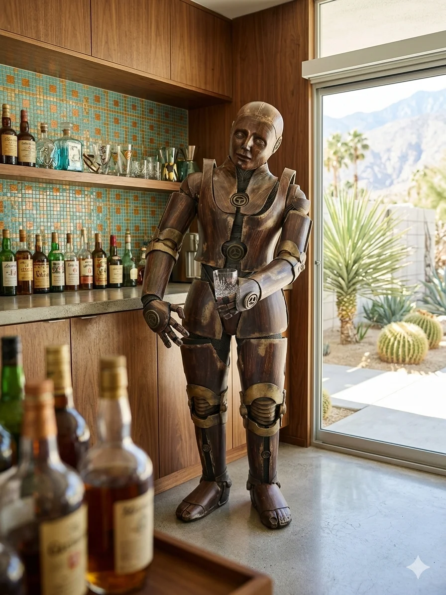 Tv/Film Prop - RB29 From Impossible Planet (Electric Dreams) - Philip K. Dick in Mid-Century Desert Bar