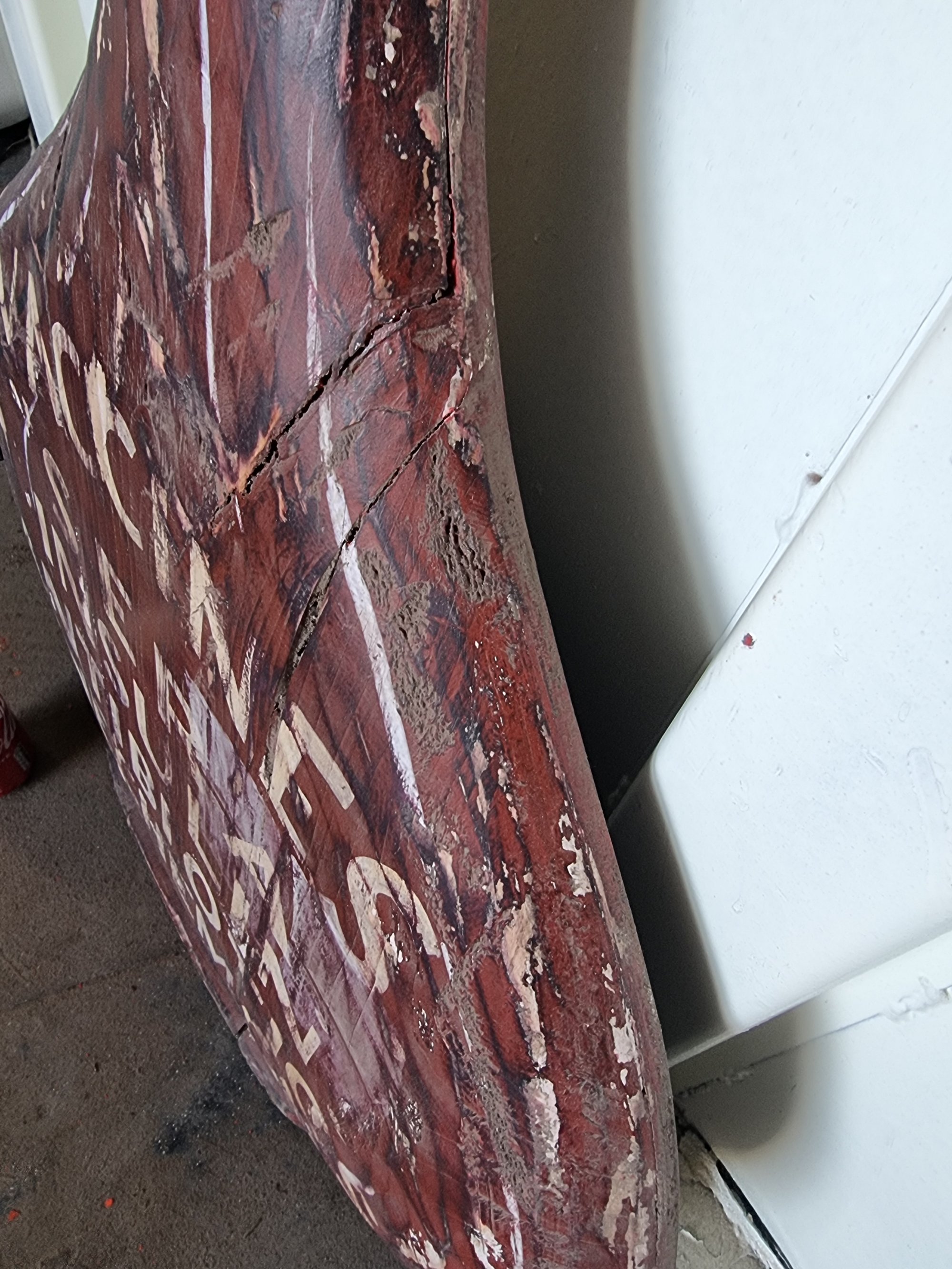 Wooden Folk Art Vacine Sign — thumbnail 4