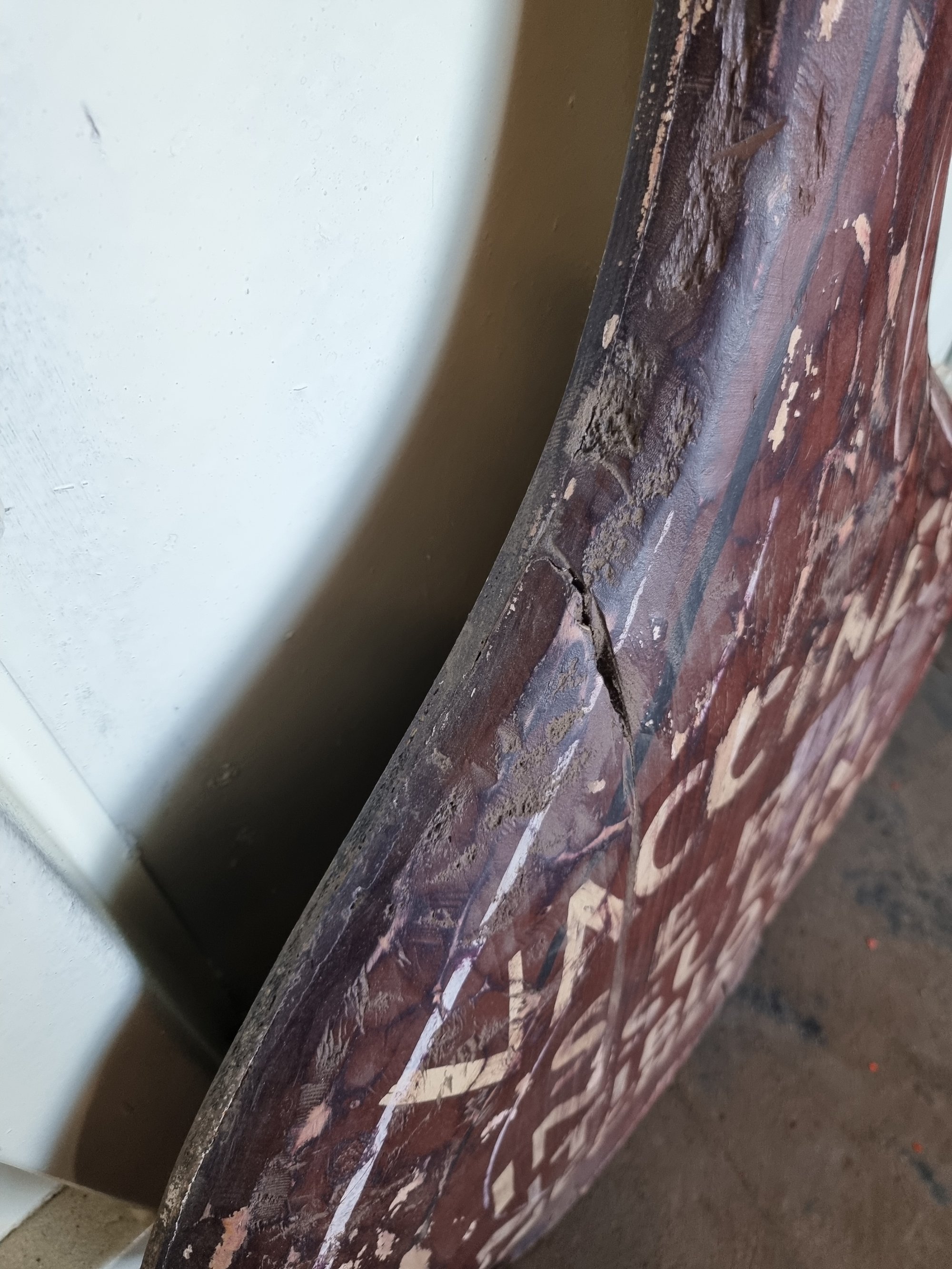 Wooden Folk Art Vacine Sign — thumbnail 5