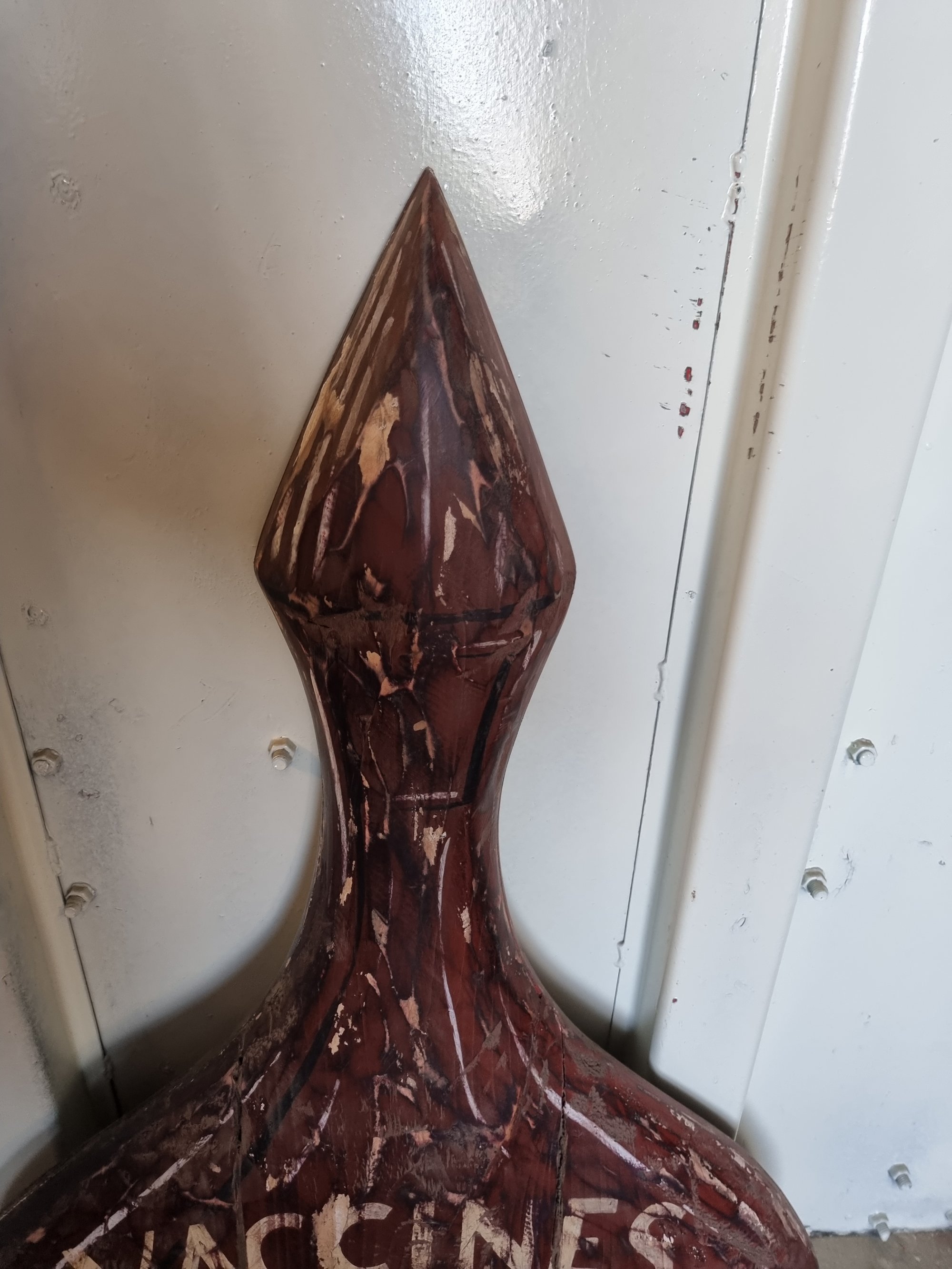 Wooden Folk Art Vacine Sign — thumbnail 7