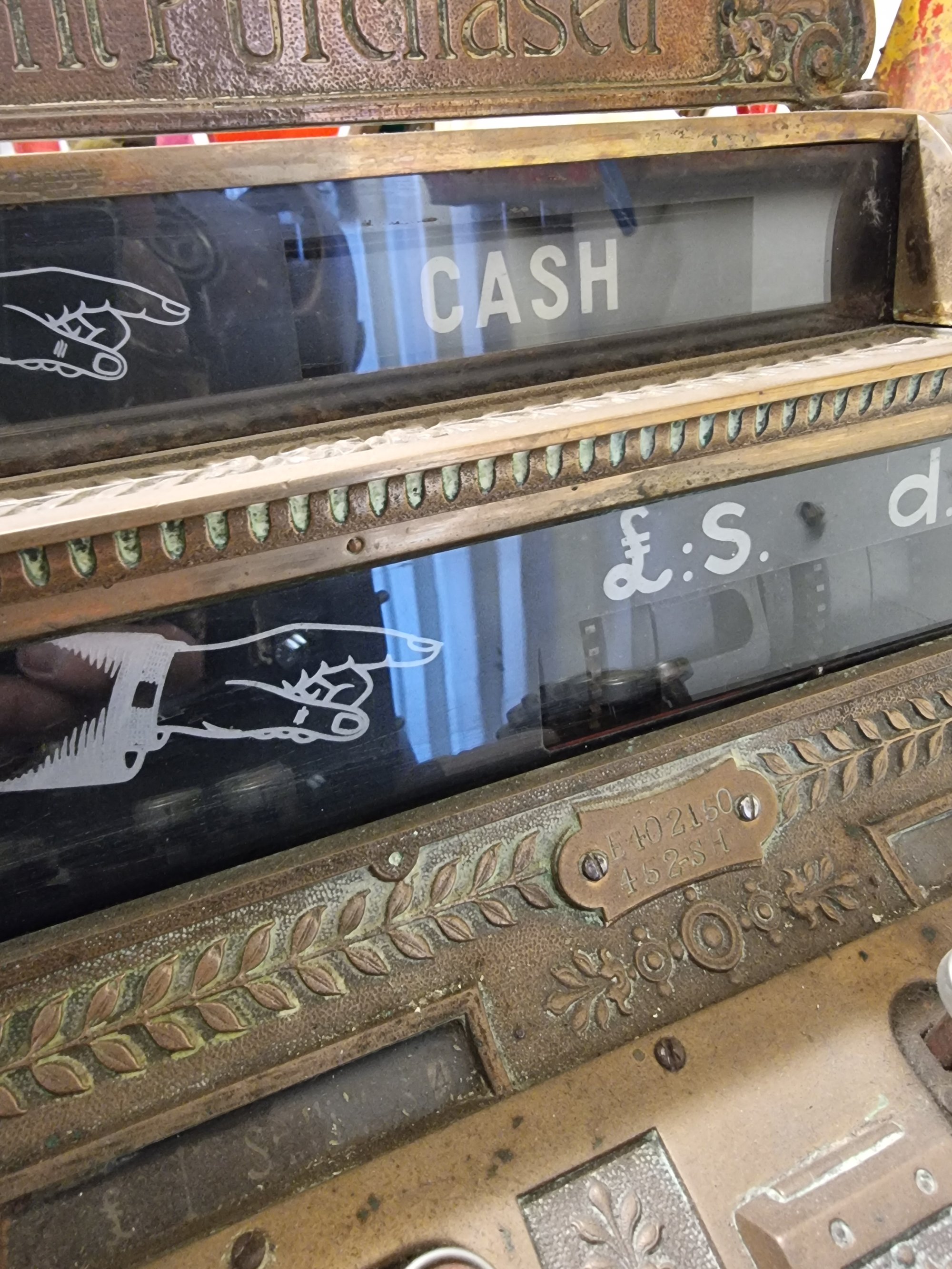 Brass Late Victorian National Till — thumbnail 5