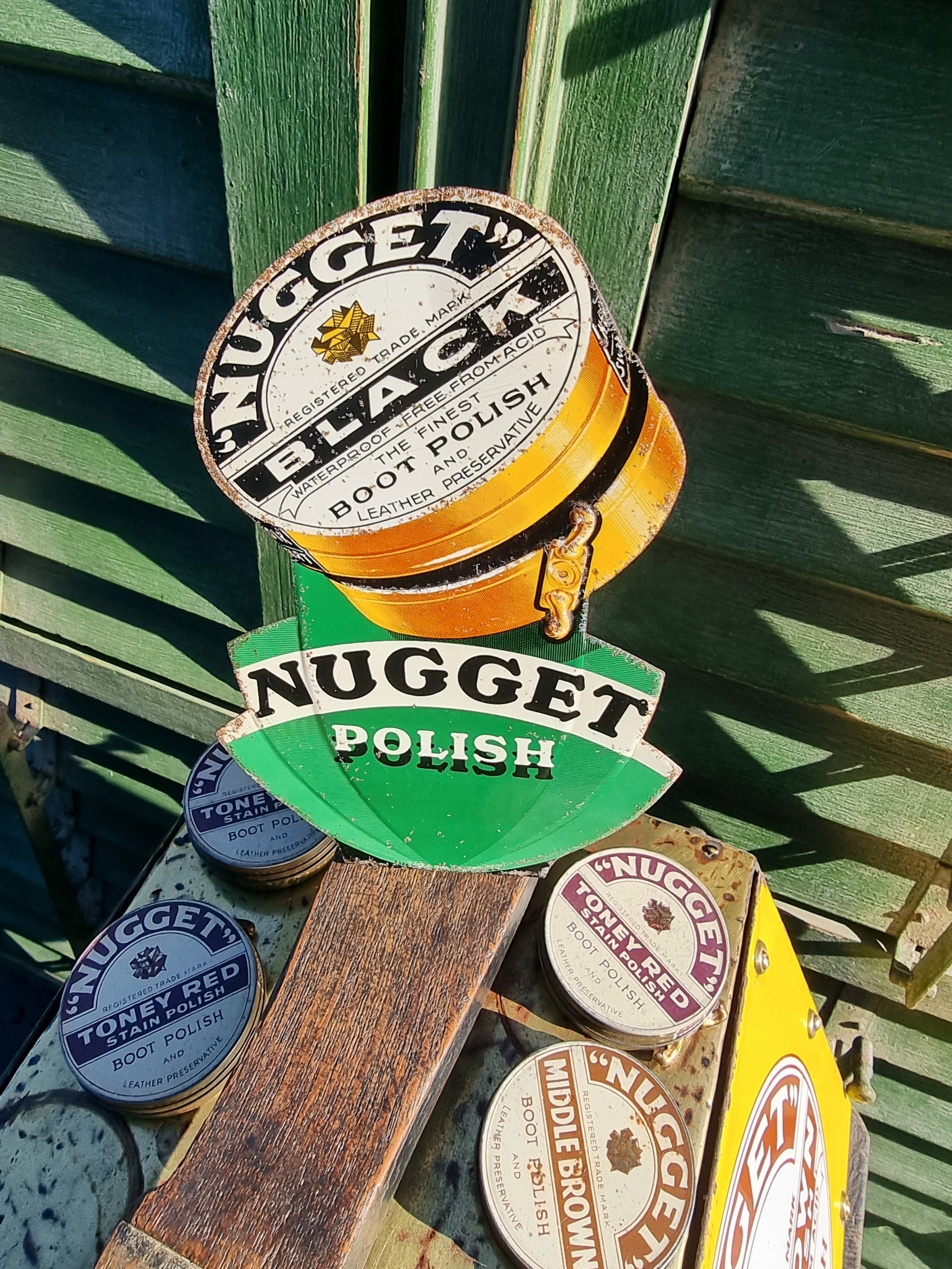Early 1900's Nugget Shoe Shine Box (Plus Extras) — thumbnail 5