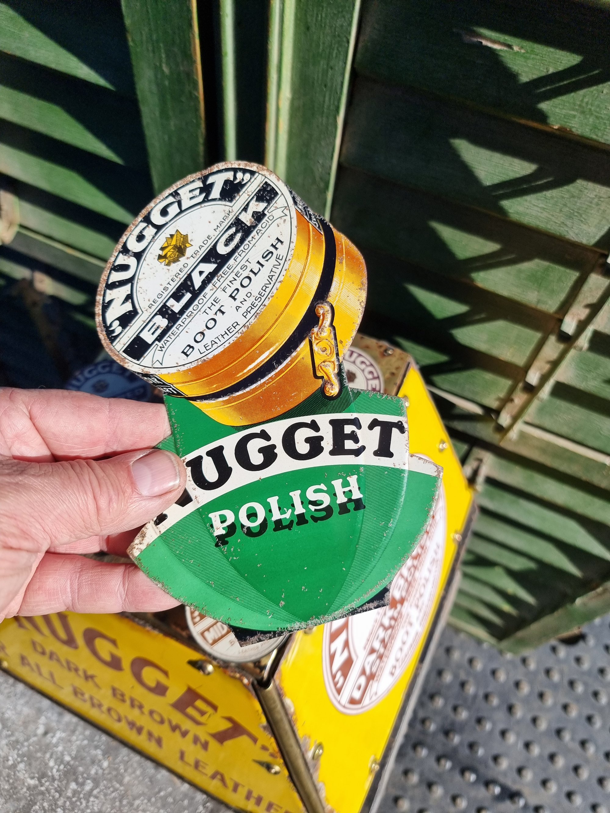 Early 1900's Nugget Shoe Shine Box (Plus Extras) — thumbnail 8