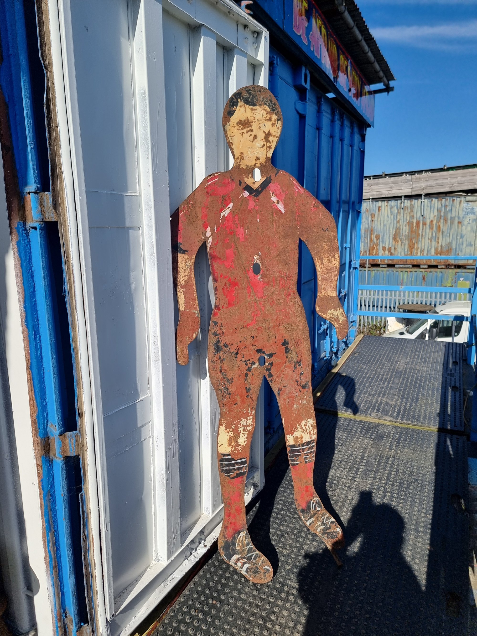 Fairground Football Player......extremely heavy. · 1940's 50's · Ones & Onley's