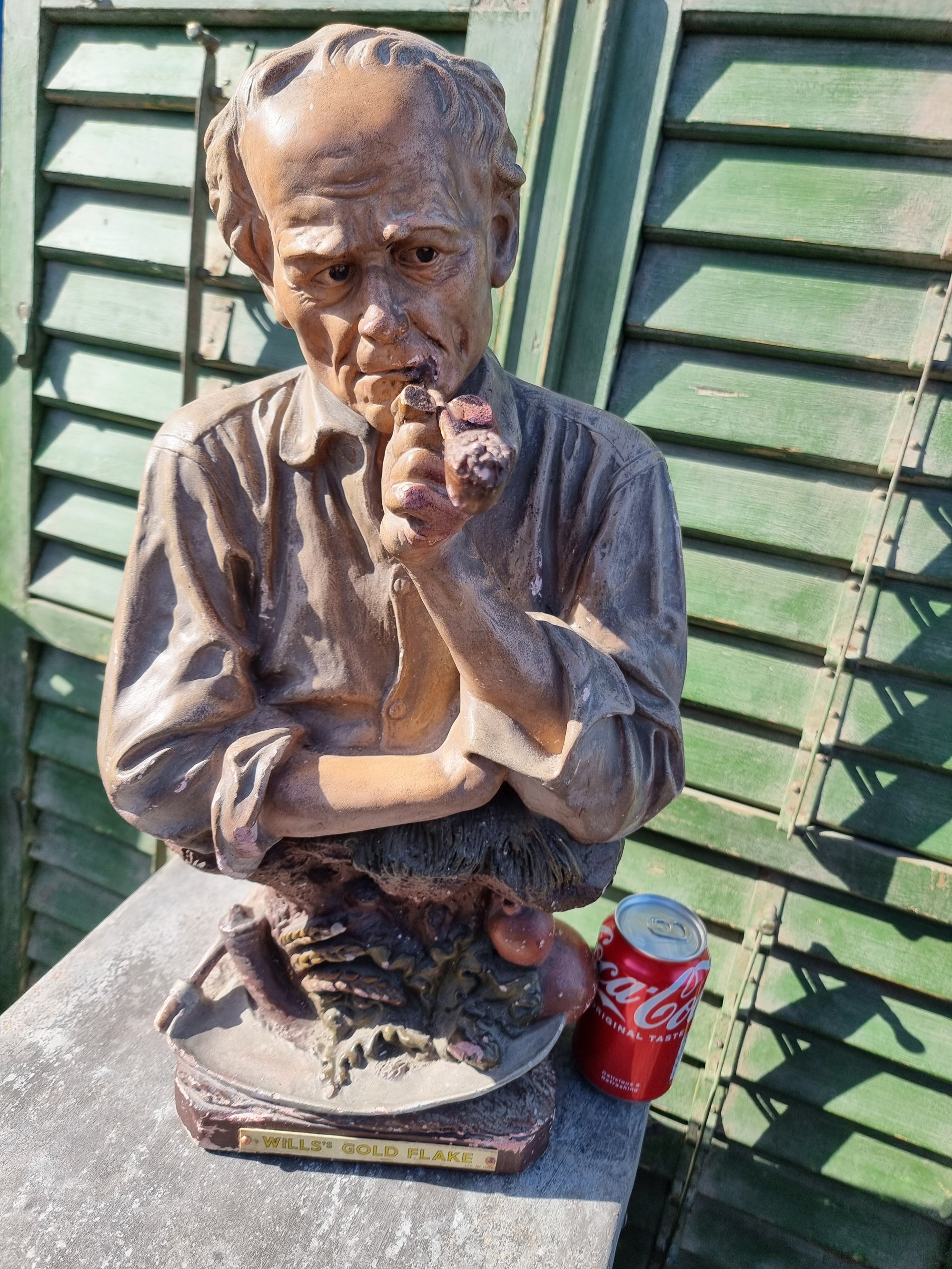 Golden Flake Tobacconist Bust · 50's 60's · Heads & Mannequin's