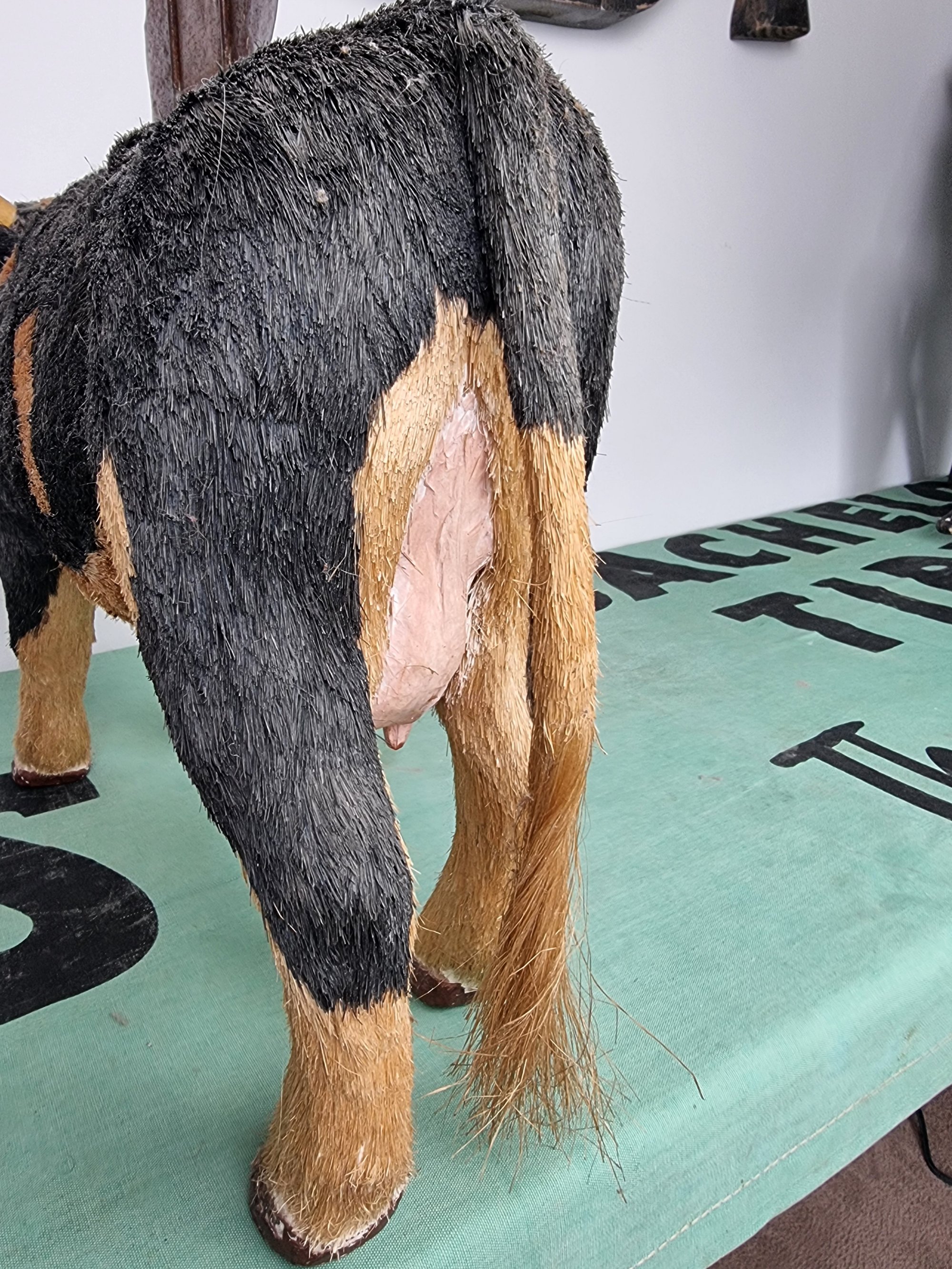 Original Butchers Bristle Advertising Cow — thumbnail 4